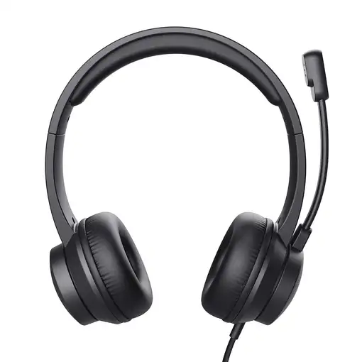 Trust HS-150 Auriculares Alámbrico Diadema Oficina/Centro de llamadas Negro