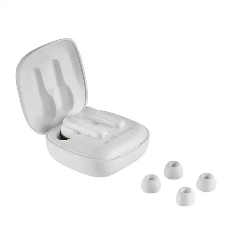 Mars Gaming MHIBW Blanco, Auriculares Inalámbricos, Bluetooth 5.1, Micrófono, Dual