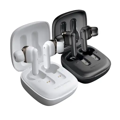 Mars Gaming MHIBW Blanco, Auriculares Inalámbricos, Bluetooth 5.1, Micrófono, Dual