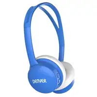 Denver BTH-150BLUE auricular y casco Auriculares Inalámbrico y alámbrico Diadema M
