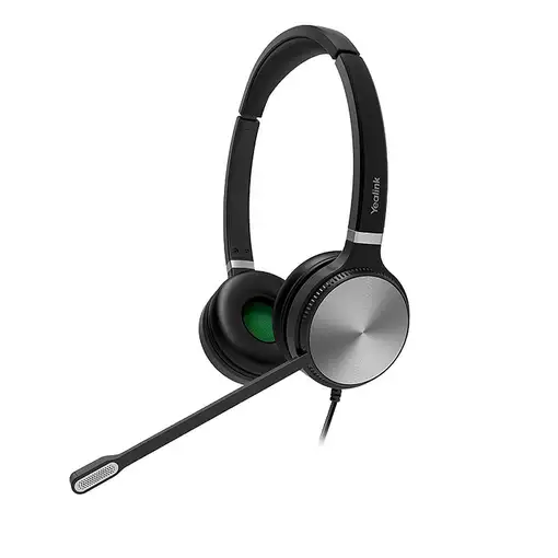 Yealink YHS36 Auriculares Alámbrico Diadema Oficina/Centro de llamadas Negro, Plat