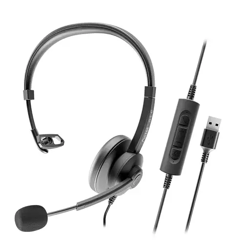 Axtel AXH-ACEUCM auricular y casco Auriculares Alámbrico Diadema Oficina/Centro de