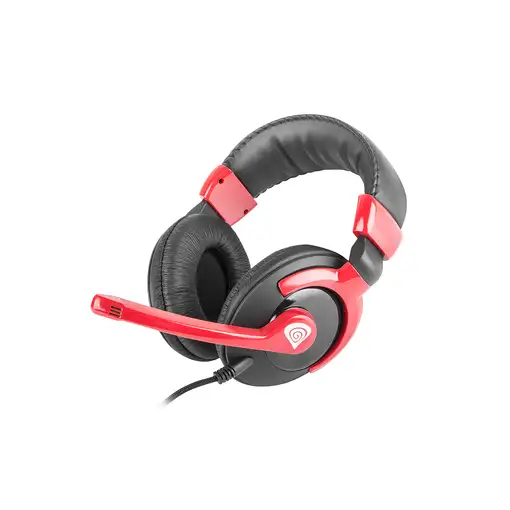 GENESIS HM34X Auriculares Alámbrico Diadema Juego Negro, Rojo