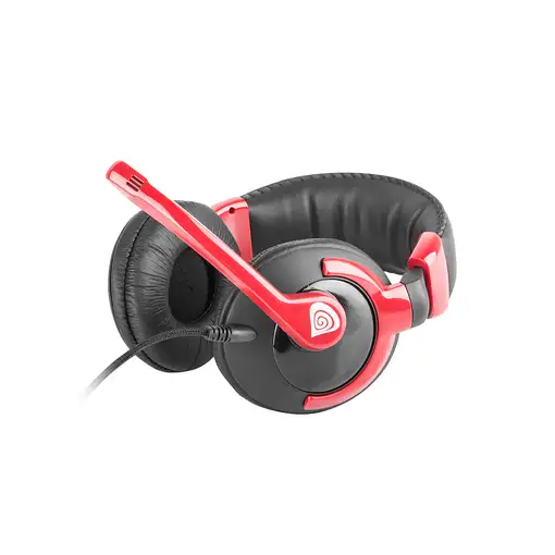 GENESIS HM34X Auriculares Alámbrico Diadema Juego Negro, Rojo
