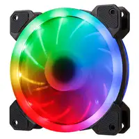 Hiditec N5-ARGB Carcasa del ordenador Ventilador 12 cm Negro