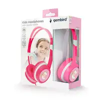Gembird MHP-JR-PK auricular y casco Auriculares Alámbrico Diadema Música Rosa