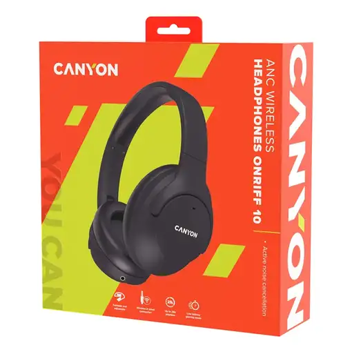 Canyon CNS-CBTHS10BK auricular y casco Auriculares Inalámbrico y alámbrico Diadema