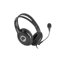 NATEC Bear 2 Auriculares Alámbrico Diadema Negro