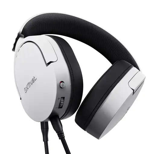 Trust GXT 489W FAYZO Auriculares Alámbrico Diadema Juego Negro, Blanco