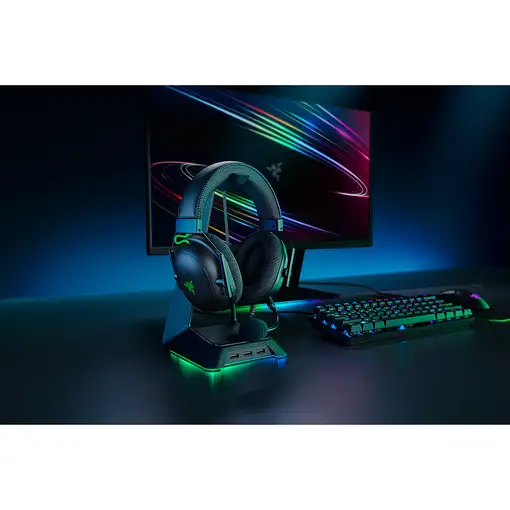 Razer Blackshark V2 Auriculares Alámbrico Diadema Juego Negro, Verde