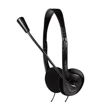 LogiLink HS0052 auricular y casco Auriculares Alámbrico Diadema Oficina/Centro de