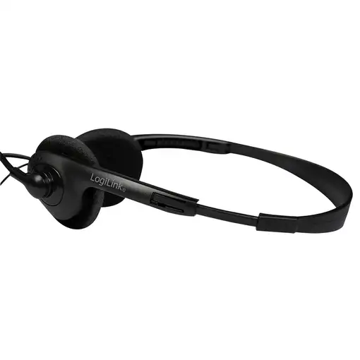 LogiLink HS0052 auricular y casco Auriculares Alámbrico Diadema Oficina/Centro de