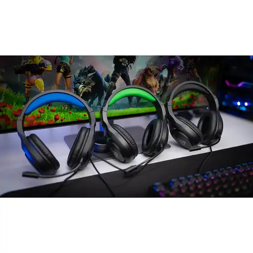 The G-Lab Yttrium Auriculares Alámbrico Diadema Juego Negro