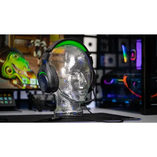 The G-Lab Yttrium Auriculares Alámbrico Diadema Juego Negro