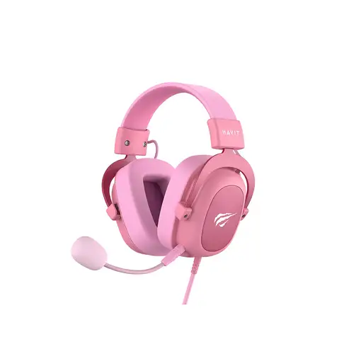 Havit 6950676215465 auricular y casco Auriculares Alámbrico Diadema Juego Rosa