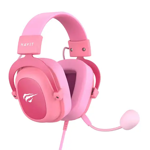 Havit 6950676215465 auricular y casco Auriculares Alámbrico Diadema Juego Rosa