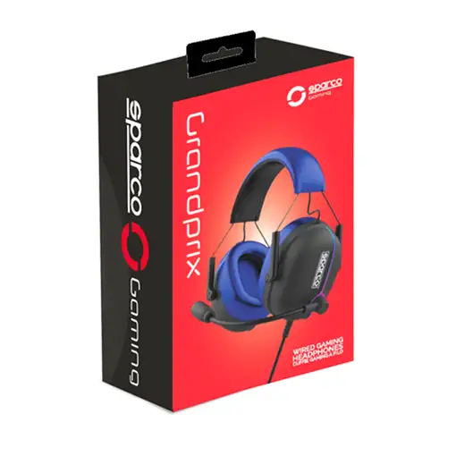 Sparco SPHEADPHONEEVO auricular y casco Auriculares Alámbrico Diadema Juego USB ti