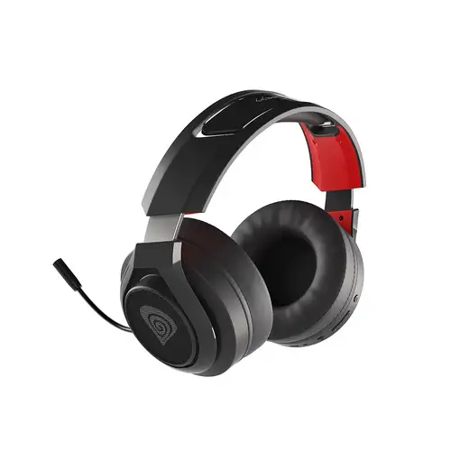 GENESIS Selen 400 Auriculares Inalámbrico y alámbrico Diadema Juego Negro, Rojo