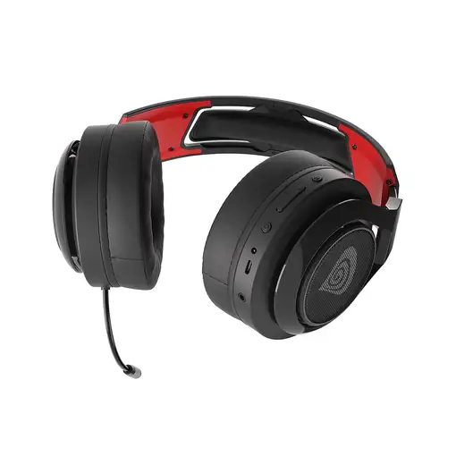 GENESIS Selen 400 Auriculares Inalámbrico y alámbrico Diadema Juego Negro, Rojo
