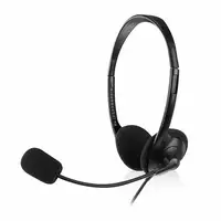 Ewent EW3563 auricular y casco Auriculares Alámbrico Diadema Llamadas/Música Negro Ewent EW3563 auricular y casco Auriculares Alámbrico Diadema Llamadas/Música Negro