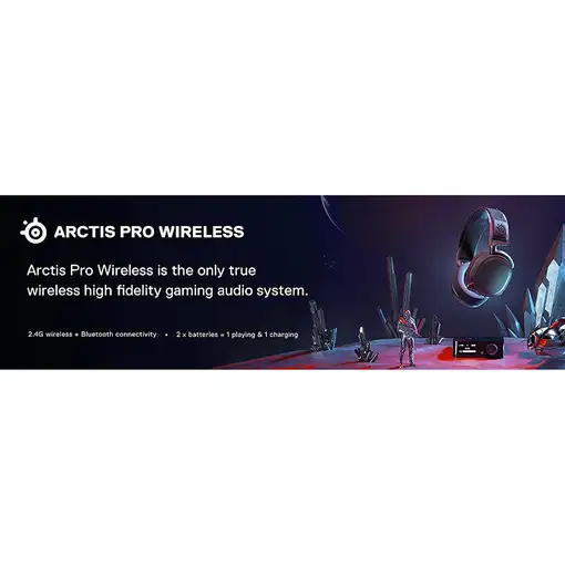 Steelseries Arctıs Pro Auriculares Inalámbrico y alámbrico Diadema Juego Bluetooth