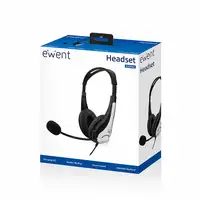 Ewent EW3562 auricular y casco Auriculares Alámbrico Diadema Llamadas/Música Negro