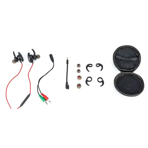 TALIUS Intrauricular gaming Rex black/red