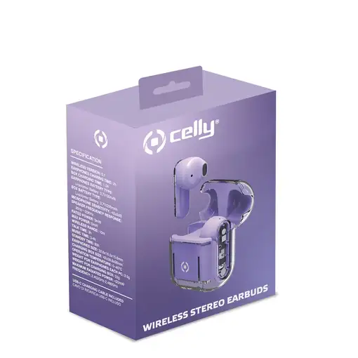 Celly SHEER Auriculares True Wireless Stereo (TWS) Dentro de oído Llamadas/Música