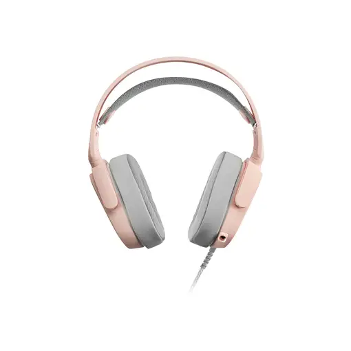 Mars Gaming MHAX Rosa, Auriculares Gaming RGB, Micrófono Extraíble, HiFi, Compatib