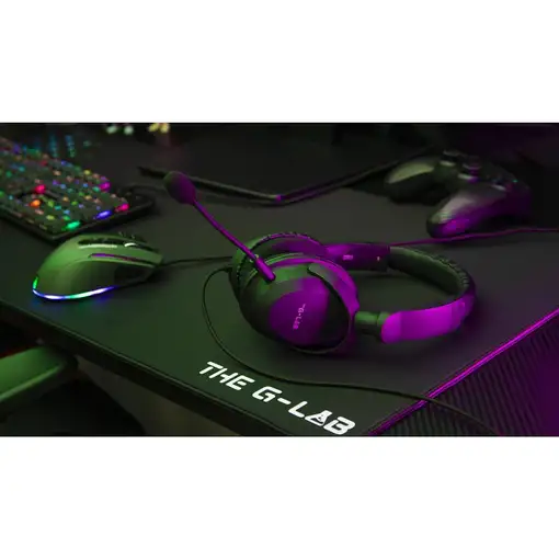 The G-Lab Korp Carbon Auriculares Alámbrico Diadema Juego Negro