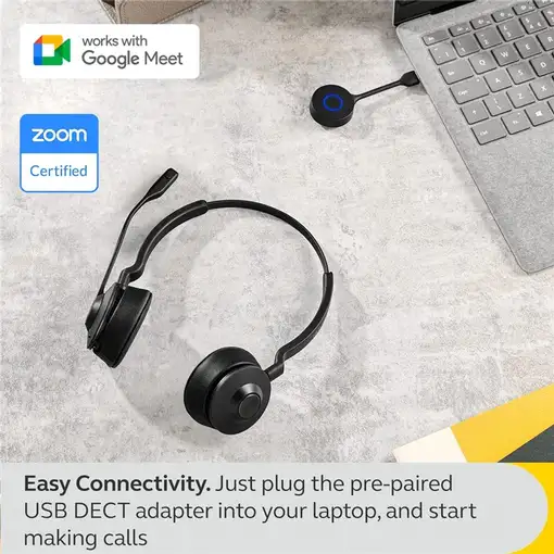 Jabra Engage 55 Auriculares Inalámbrico Diadema Oficina/Centro de llamadas Negro,