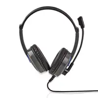 Nedis GHST200BK auricular y casco Auriculares Alámbrico Diadema Juego Negro