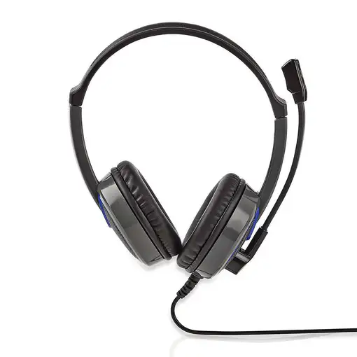 Nedis GHST200BK auricular y casco Auriculares Alámbrico Diadema Juego Negro