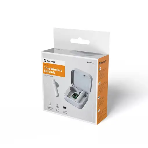 Denver TWS-62 auricular y casco Auriculares Inalámbrico Dentro de oído Llamadas/Mú