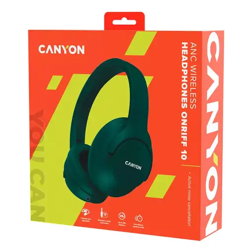 Canyon CNS-CBTHS10GN auricular y casco Auriculares Inalámbrico y alámbrico Diadema