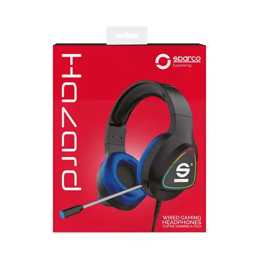 Sparco SPHEADPHONEPRO auricular y casco Auriculares Alámbrico Diadema Juego USB ti