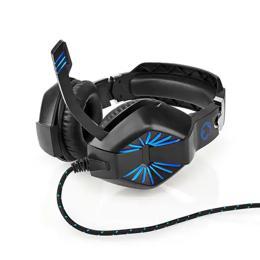 Nedis GHST250BK auricular y casco Auriculares Alámbrico Diadema Juego USB tipo A N