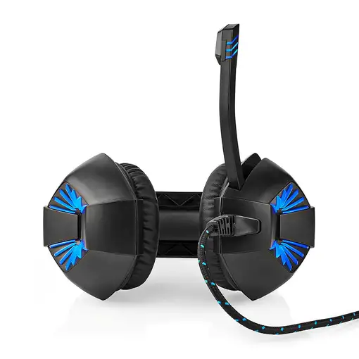 Nedis GHST250BK auricular y casco Auriculares Alámbrico Diadema Juego USB tipo A N