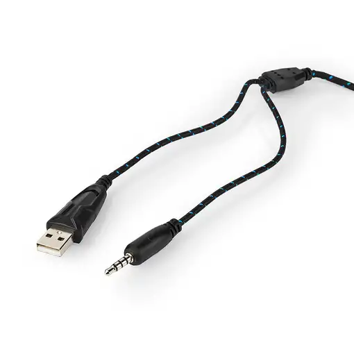 Nedis GHST250BK auricular y casco Auriculares Alámbrico Diadema Juego USB tipo A N