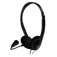 NOX Voice One Auriculares Alámbrico Diadema Llamadas/Música Negro