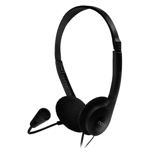 NOX Voice One Auriculares Alámbrico Diadema Llamadas/Música Negro