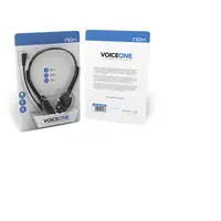 NOX Voice One Auriculares Alámbrico Diadema Llamadas/Música Negro
