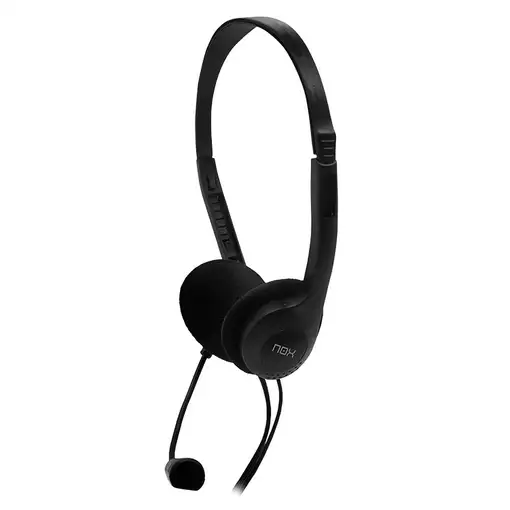 NOX Voice One Auriculares Alámbrico Diadema Llamadas/Música Negro