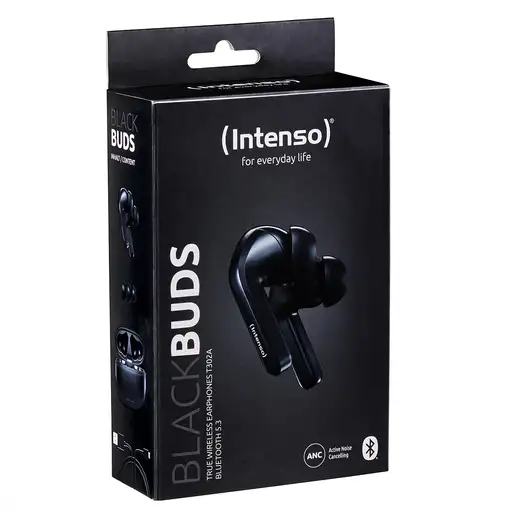 Intenso Black Buds T300A Auriculares True Wireless Stereo (TWS) Dentro de oído Lla