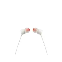 JBL Tune 110 Auriculares Alámbrico Dentro de oído Música Blanco
