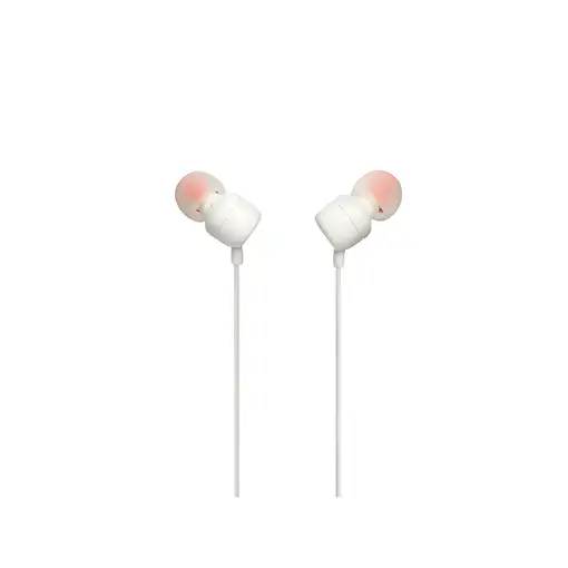 JBL Tune 110 Auriculares Alámbrico Dentro de oído Música Blanco