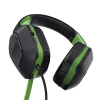 Trust GXT 415X ZIROX Auriculares Alámbrico Diadema Juego Negro, Verde