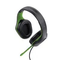 Trust GXT 415X ZIROX Auriculares Alámbrico Diadema Juego Negro, Verde
