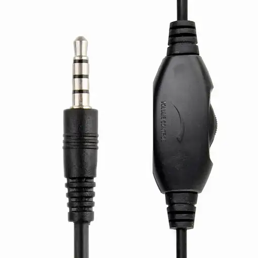 Gembird MHS-03-BKRD auricular y casco Auriculares Alámbrico Diadema Juego Negro, R