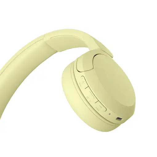 Sony WHCH520Y.CE7 auricular y casco Auriculares Inalámbrico Diadema Llamadas/Músic